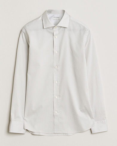 Tiger of Sweden Adley Cotton Striped Shirt Seline Grey – Grigio