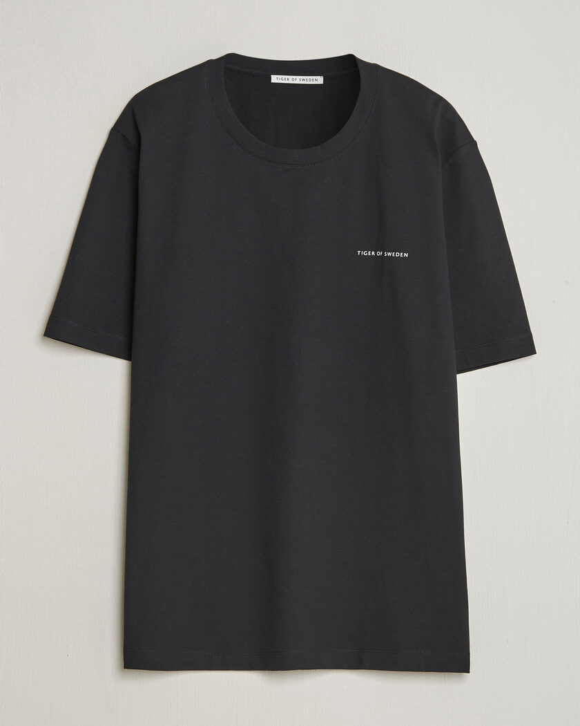 Tiger of Sweden Pro Cotton Logo T-Shirt Black – Nero