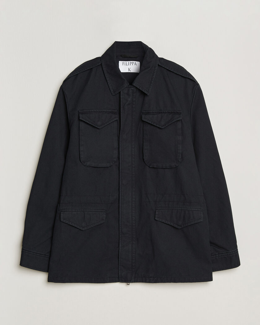 Filippa K Cotton Field Jacket Black – Nero