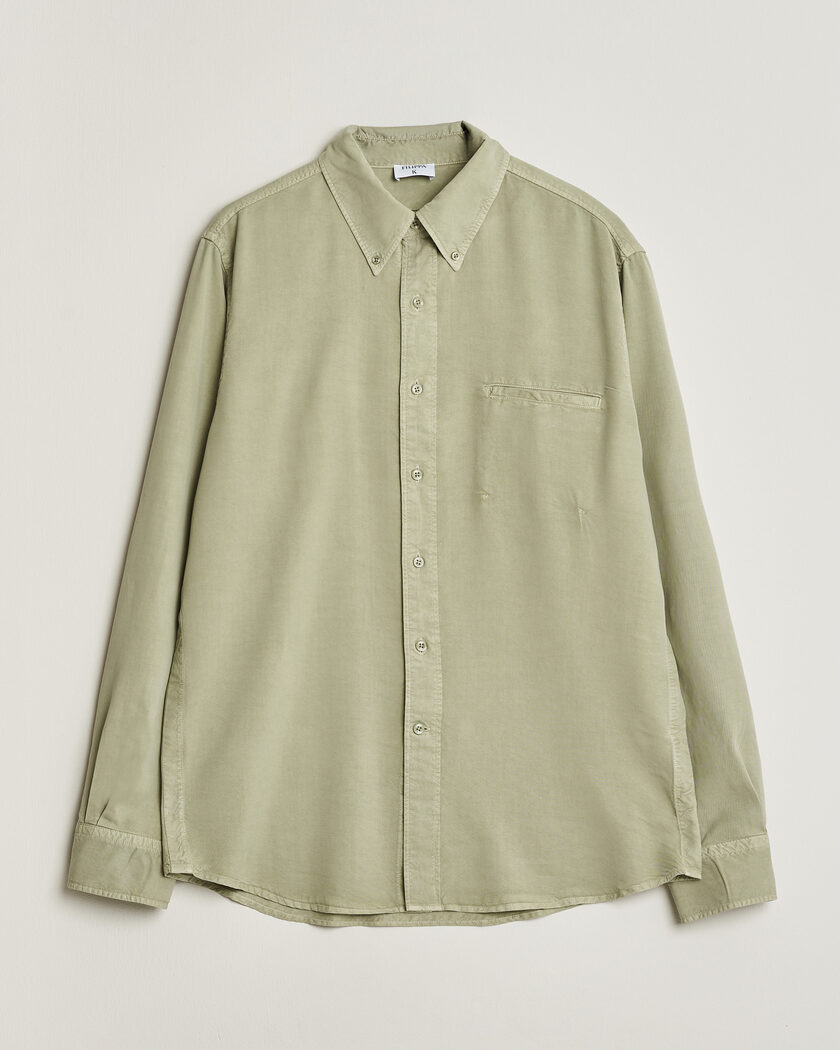 Filippa K Zack Lyocell Shirt Light Green – Verde