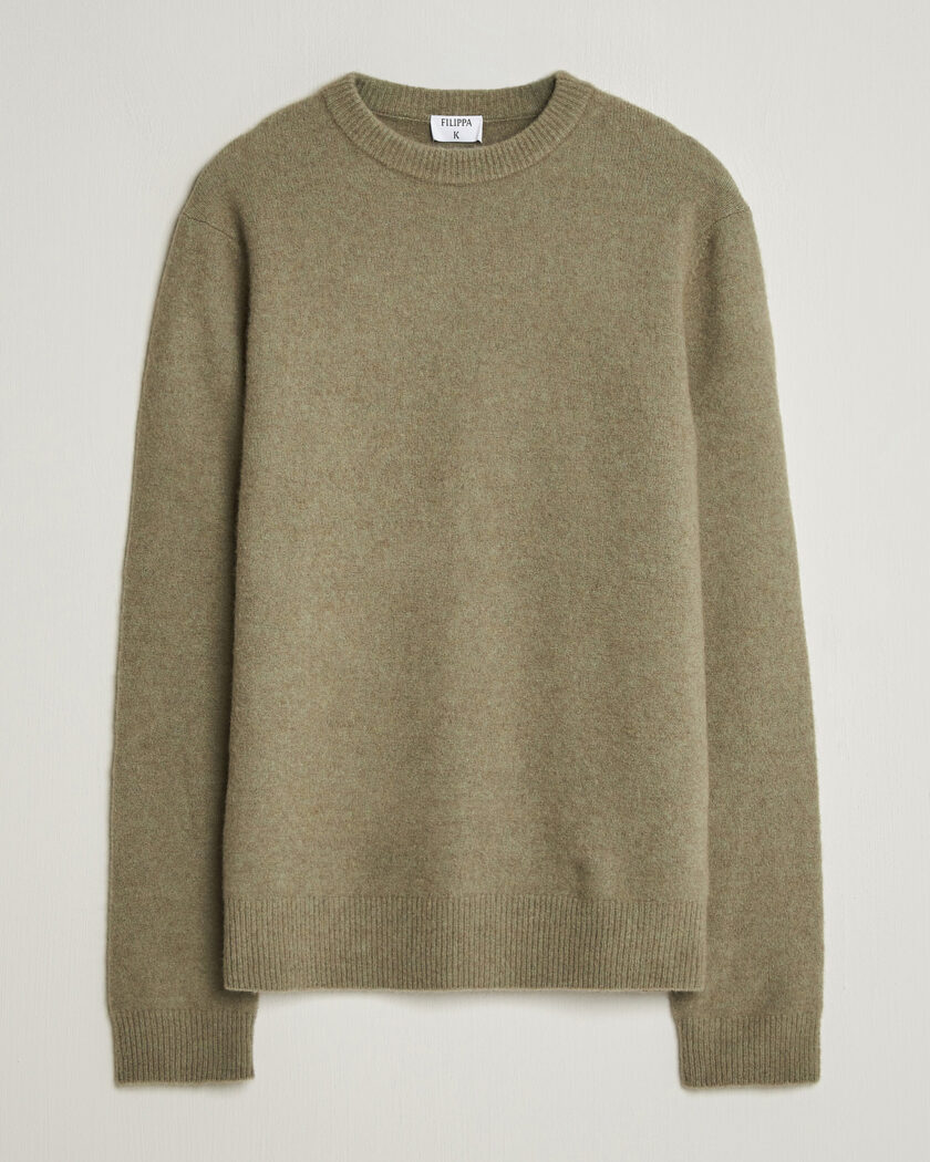 Filippa K Yak Knitted Sweater Light Green – Verde