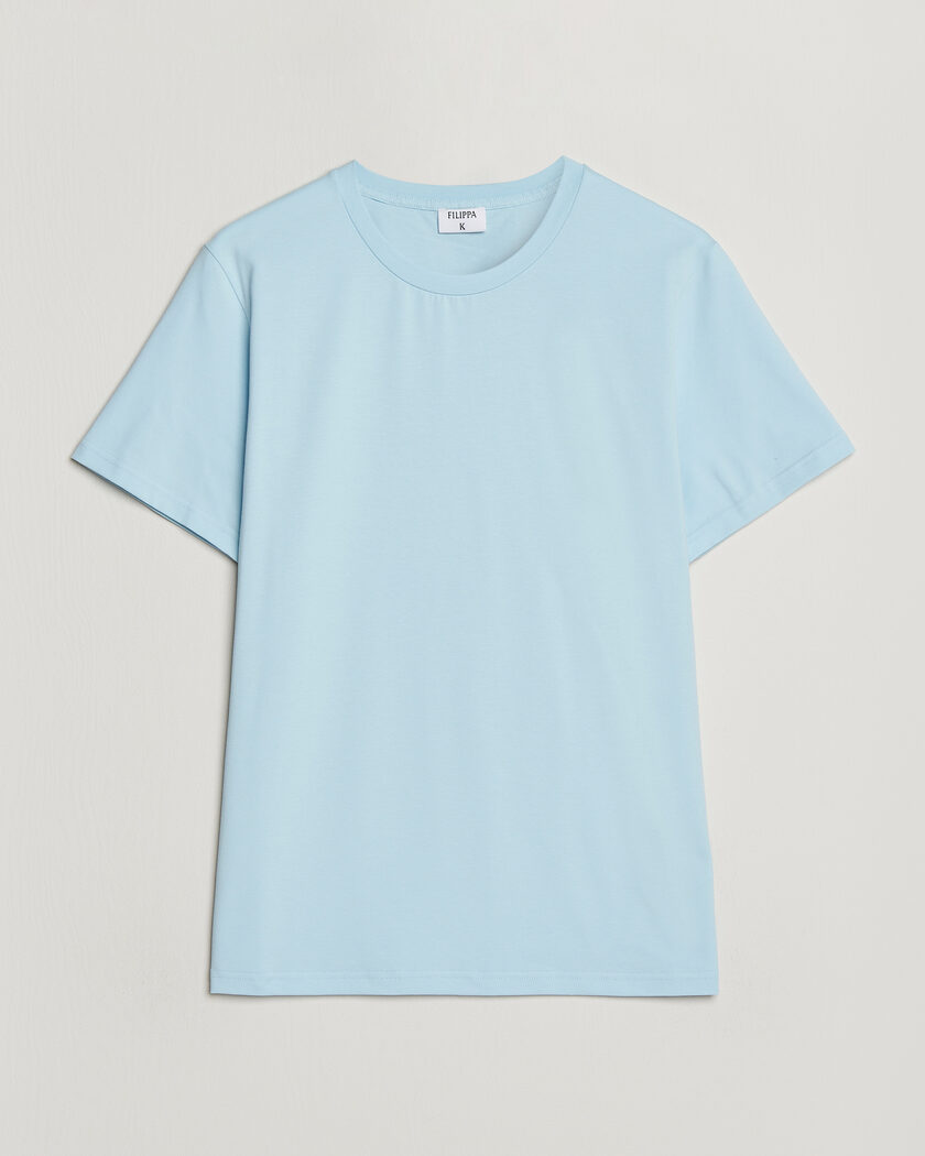 Filippa K Soft Lycra T-Shirt Frost Blue – Blu
