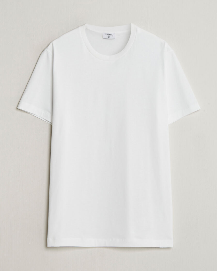 Filippa K Filip Crew Neck T-Shirt White – Bianco