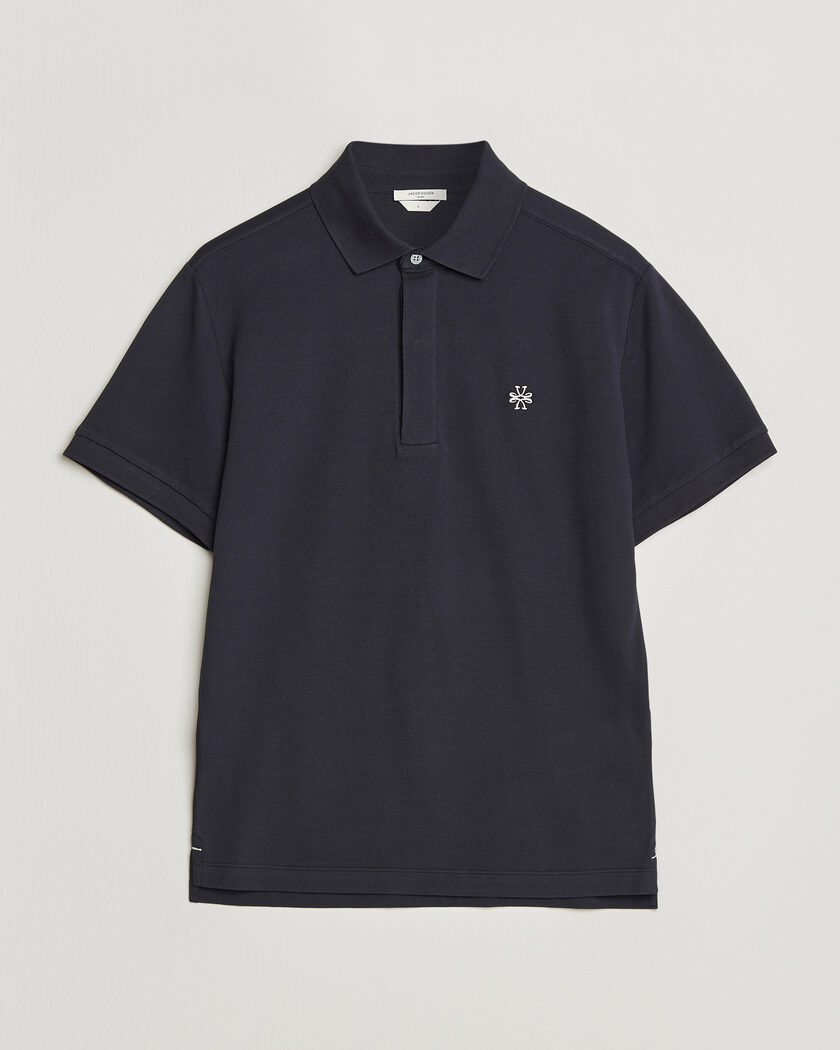 Jacob Cohën Cotton Polo Piquet Navy Blue – Blu