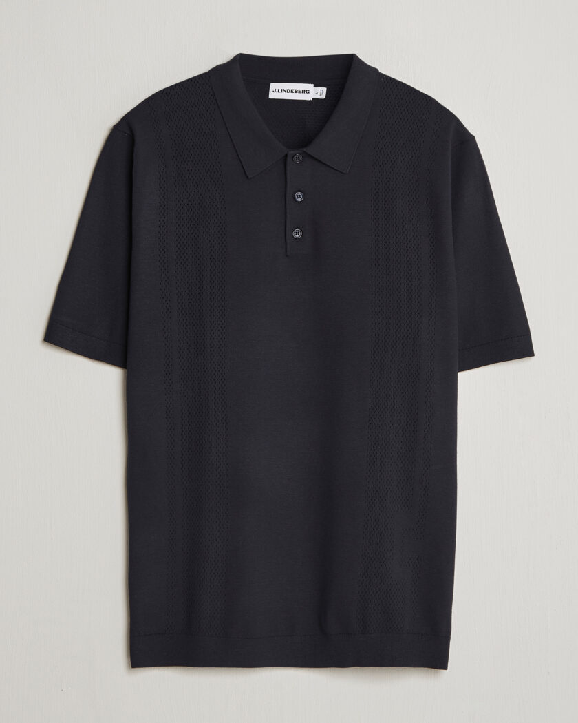 J.Lindeberg Reymond Knit Polo JL Navy – Blu