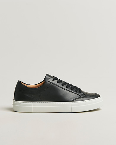 J.Lindeberg Art Signature Leather Sneaker Black – Nero