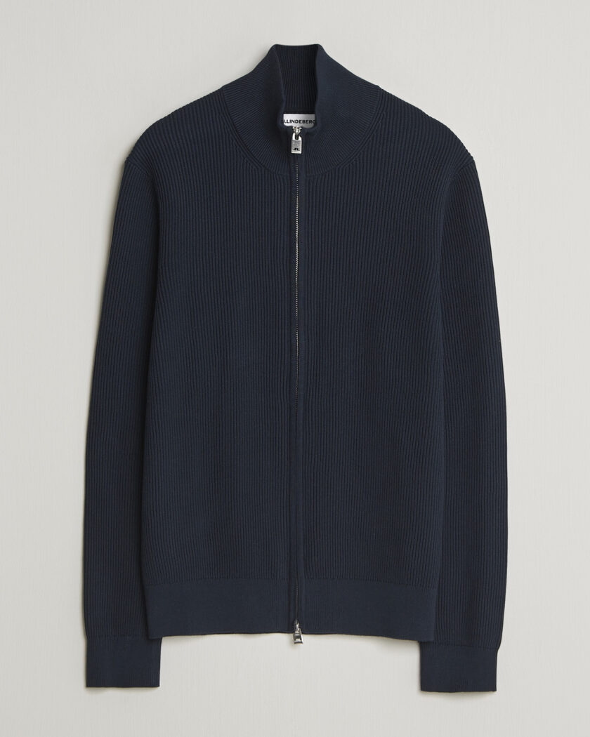 J.Lindeberg Alexis Full Zip Cardigan JL Navy – Blu