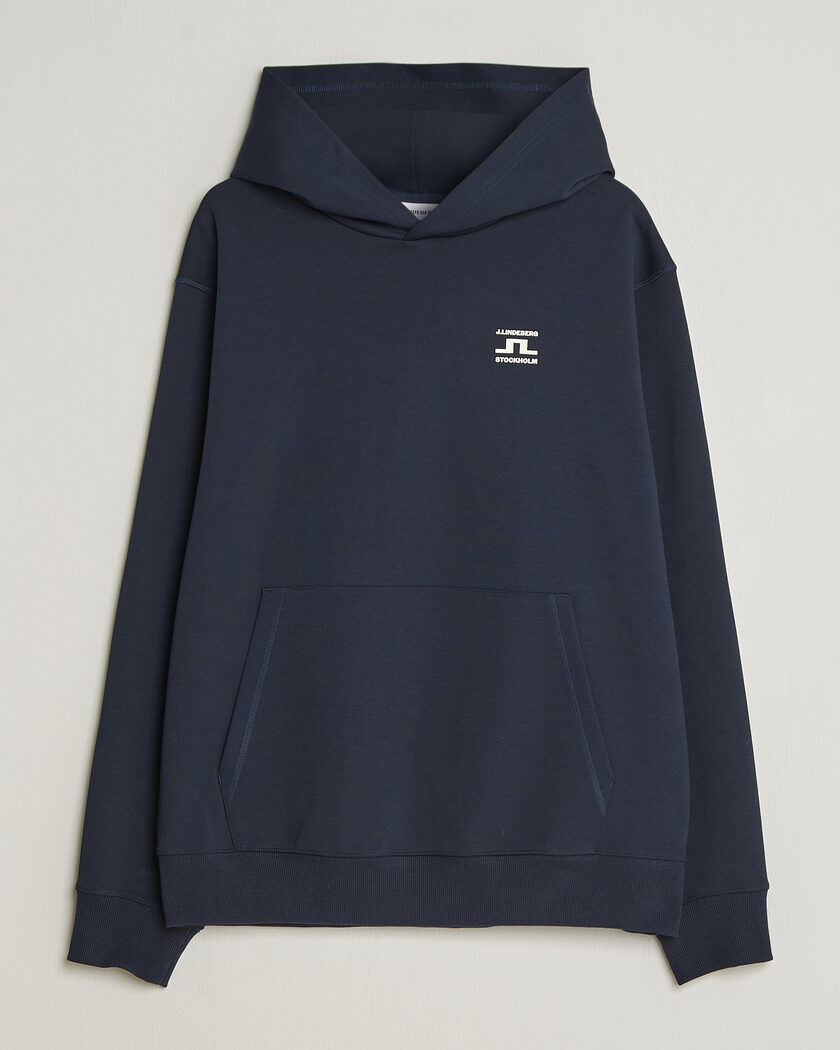  J.Lindeberg Club Printed Hoodie JL Navy – Blu