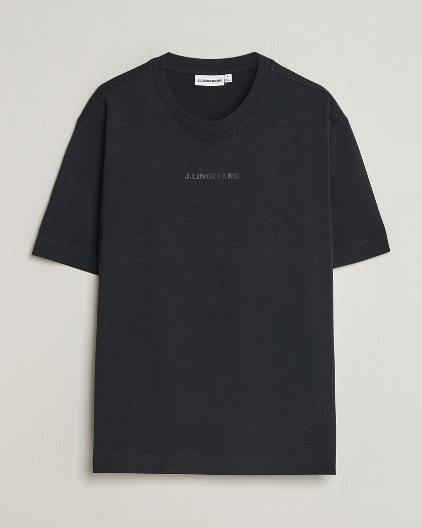 J.Lindeberg Hale Heavy Logo T-Shirt Black – Nero