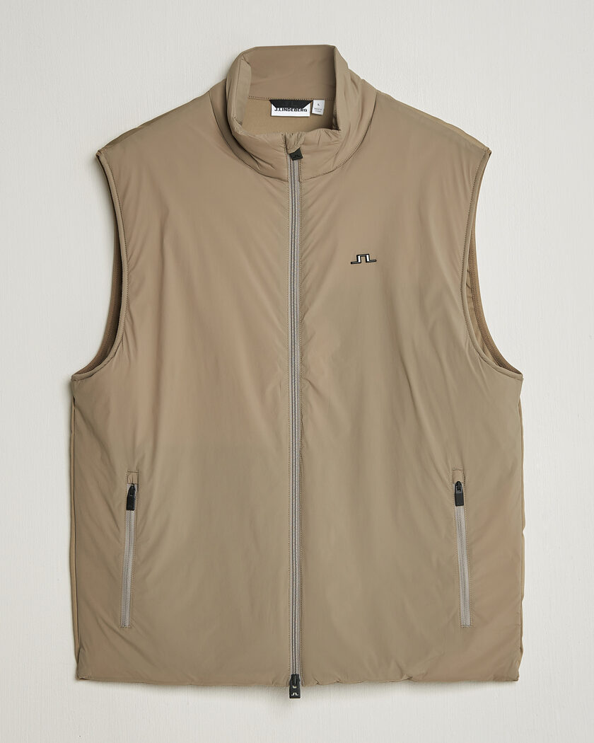 J.Lindeberg Timor Hybrid Vest Brindle – Verde