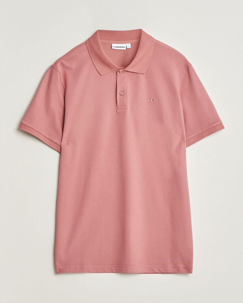 J.Lindeberg Verse Polo Withered Rose – Rosso