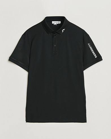 J.Lindeberg Tour Tech Polo Black – Nero