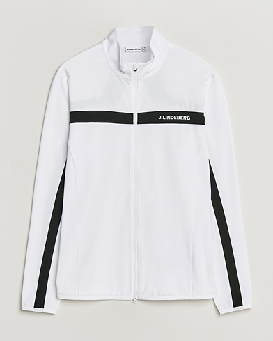 J.Lindeberg Jarvis Mid Layer Full Zip White – Bianco