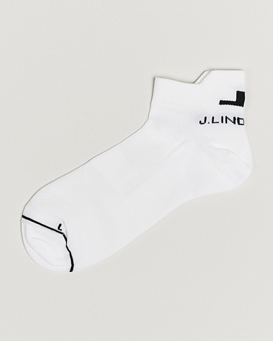 J.Lindeberg Spin Short Golf Sock White – Bianco