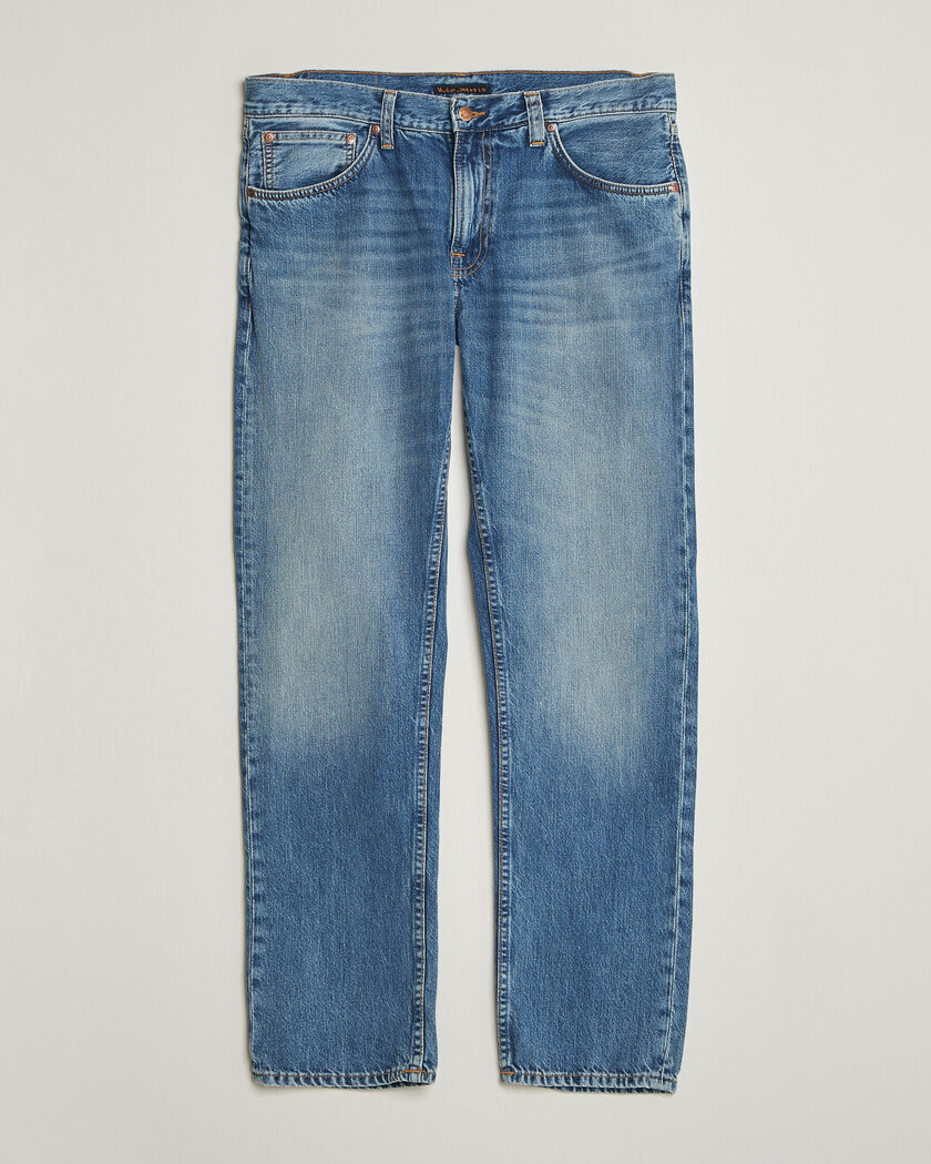 Nudie Jeans Gritty Jackson Jeans Cool Blue – Blu