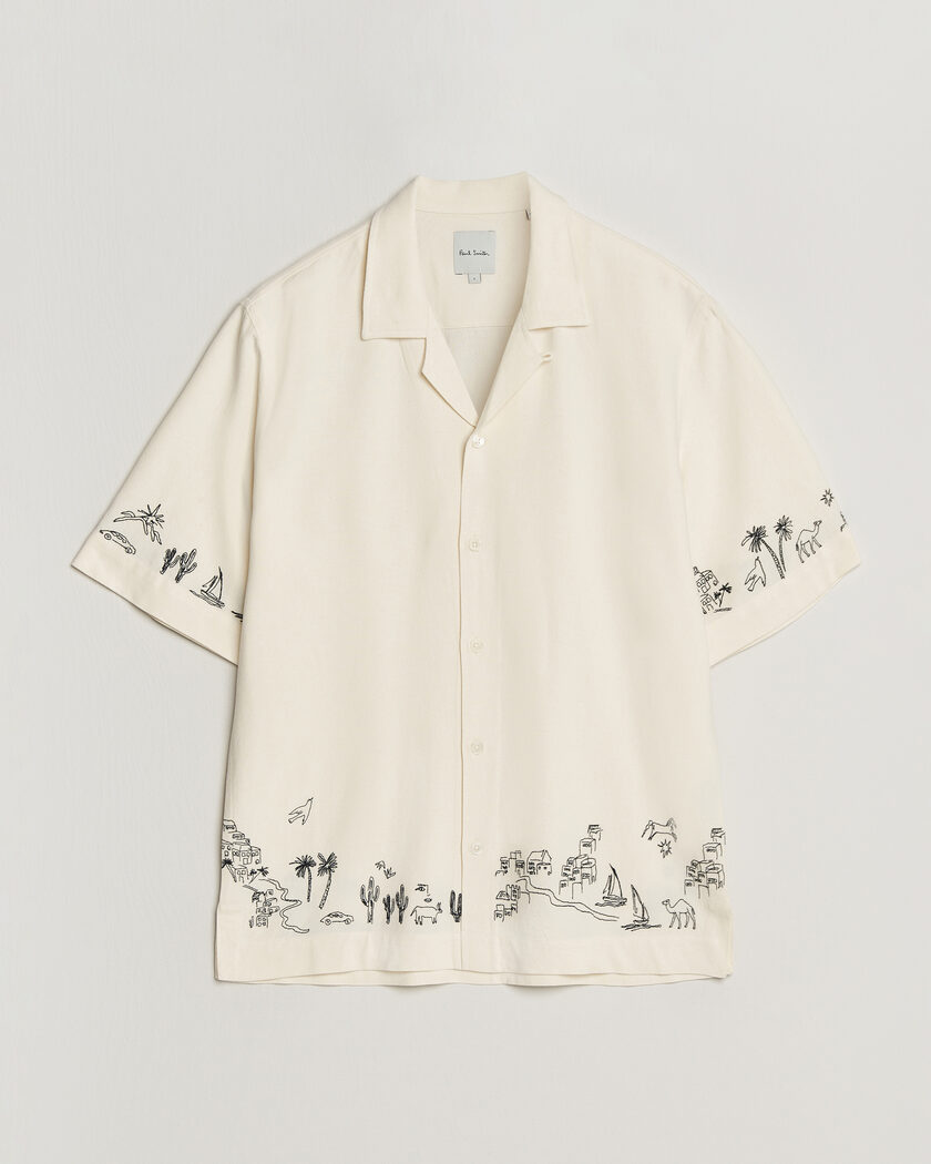 Paul Smith Embroidered Short Sleeve Shirt White – Bianco