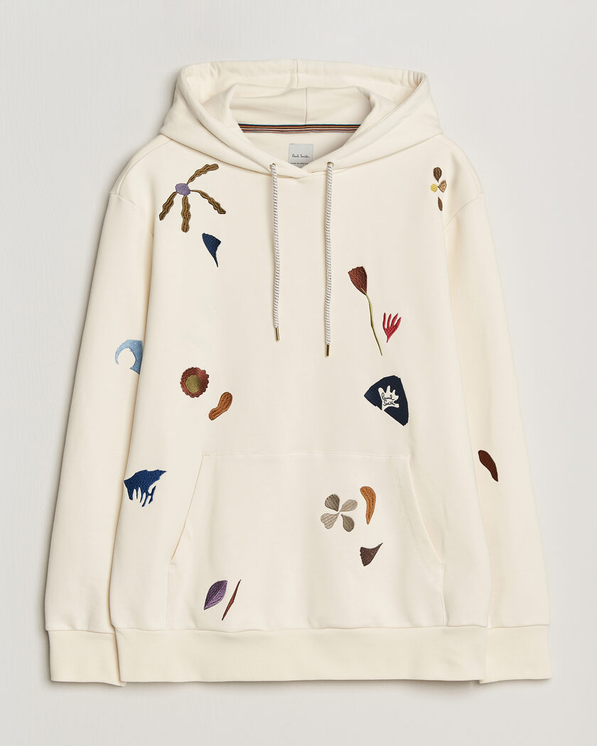  Paul Smith Embroidered Hoodie White – Bianco