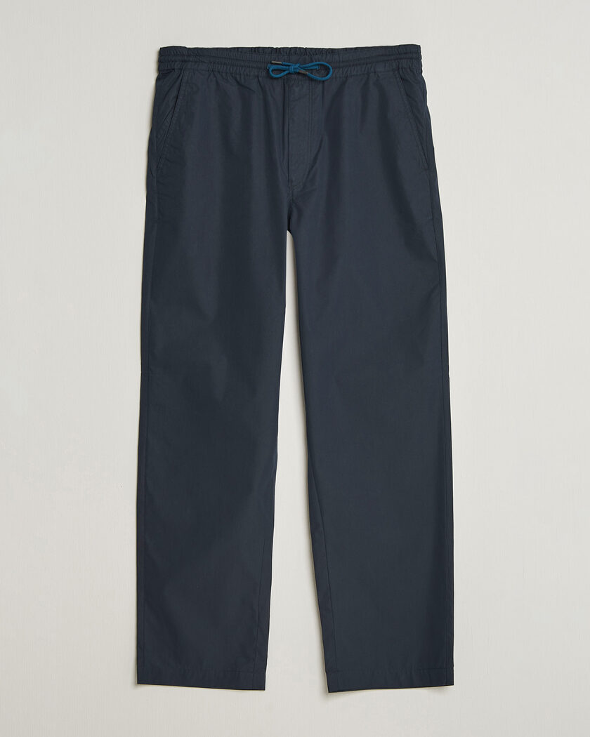 PS Paul Smith Casual Cotton Drawstring Trousers Navy – Blu