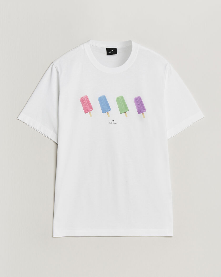 PS Paul Smith Lollies Printed T-Shirt White – Bianco