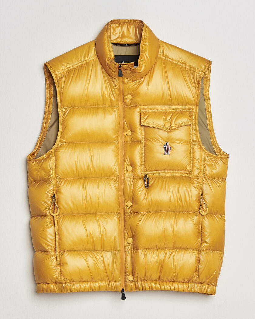 Moncler Grenoble Uychi Down Vest Yellow – Giallo