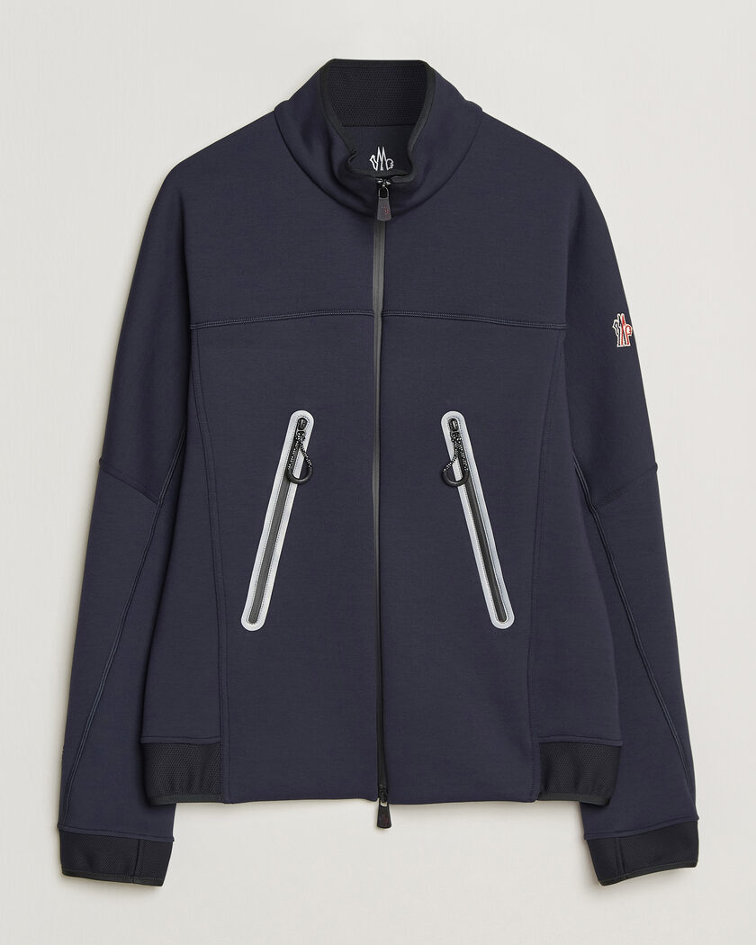 Moncler Grenoble Zip Up Cardigan Navy – Blu