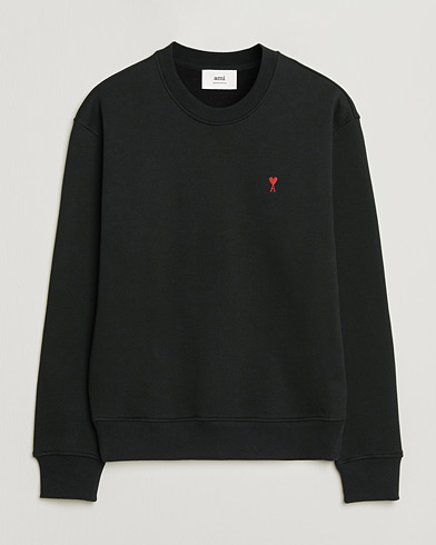 AMI Heart Logo Sweatshirt Black – Nero