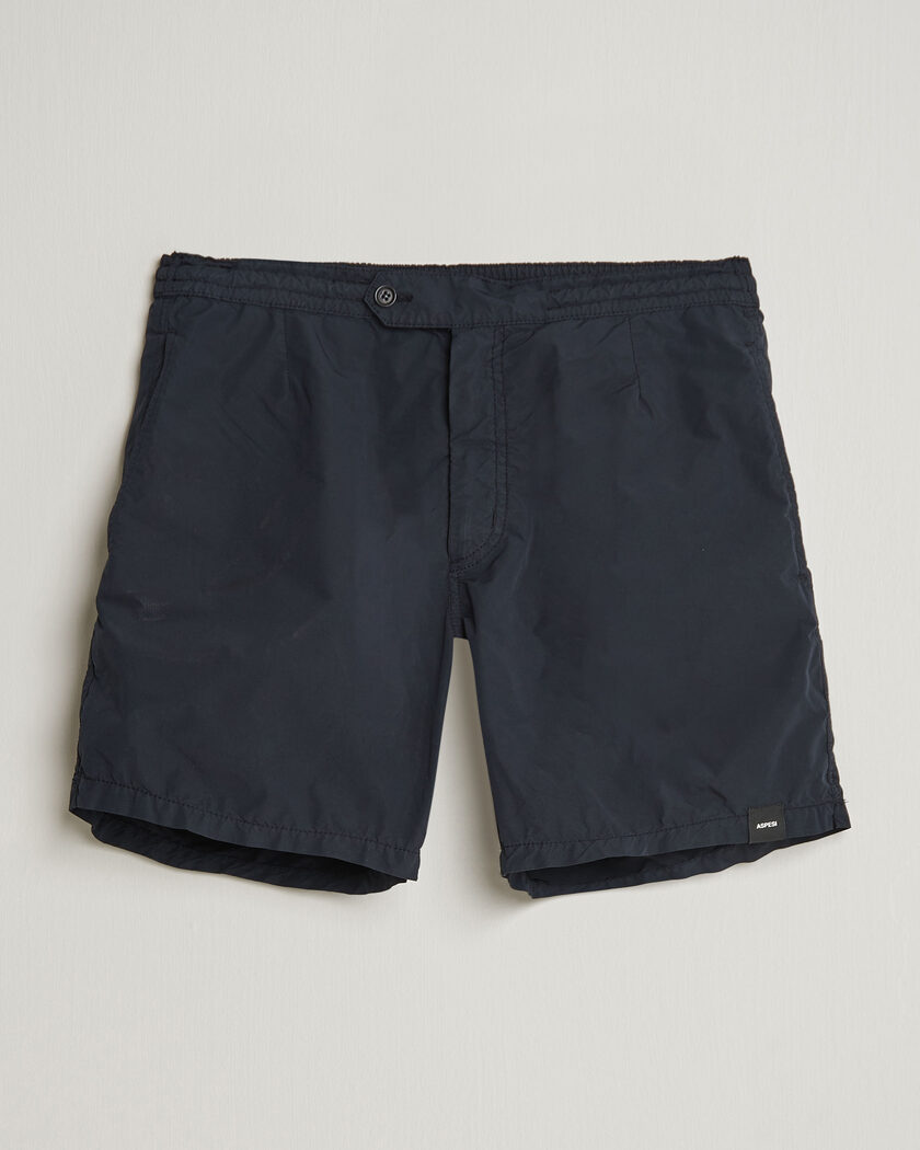 Aspesi Caprese Nylon Swim Trunks Navy – Blu