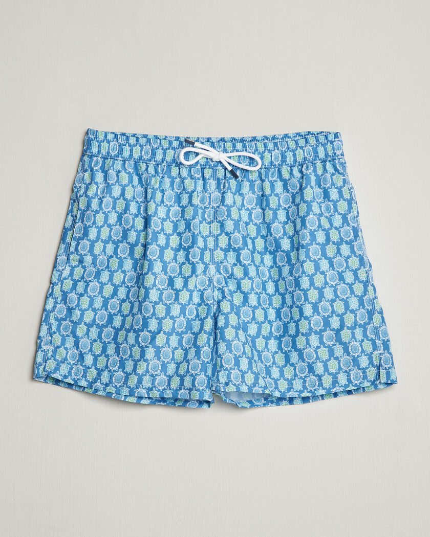 Fedeli Madeira Swim Trunk Blue Turtles – Blu