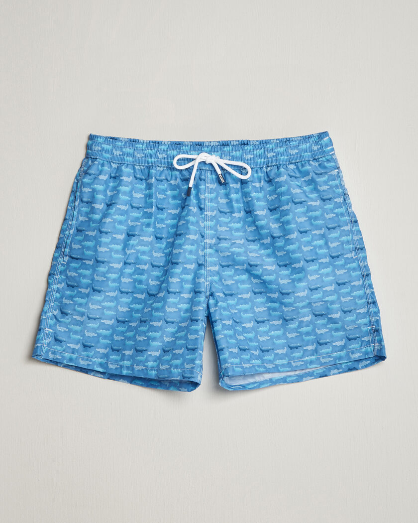 Fedeli Madeira Swim Trunk Blue Crocs – Blu