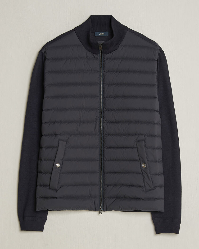 Herno Luxury Hybrid Jacket Navy – Blu