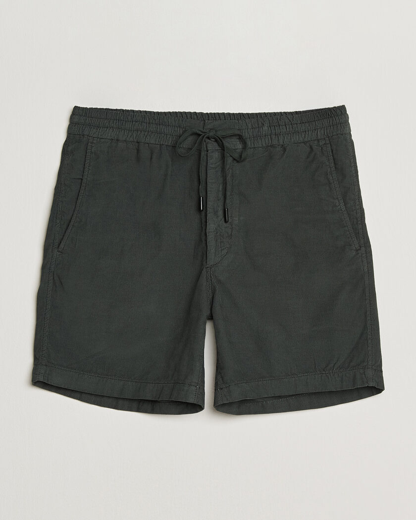 Incotex Baby Corduroy Drawstring Shorts Dark Green – Verde