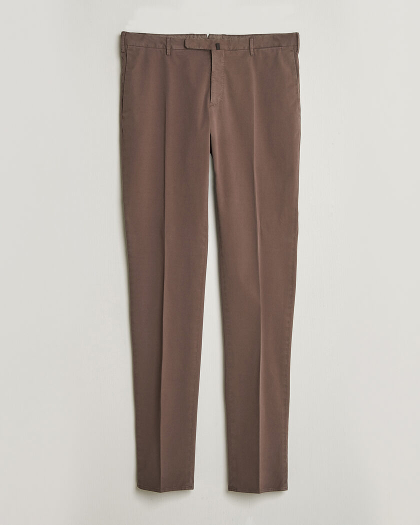  Incotex Slim Fit Comfort Chinos Dark Brown – Marrone