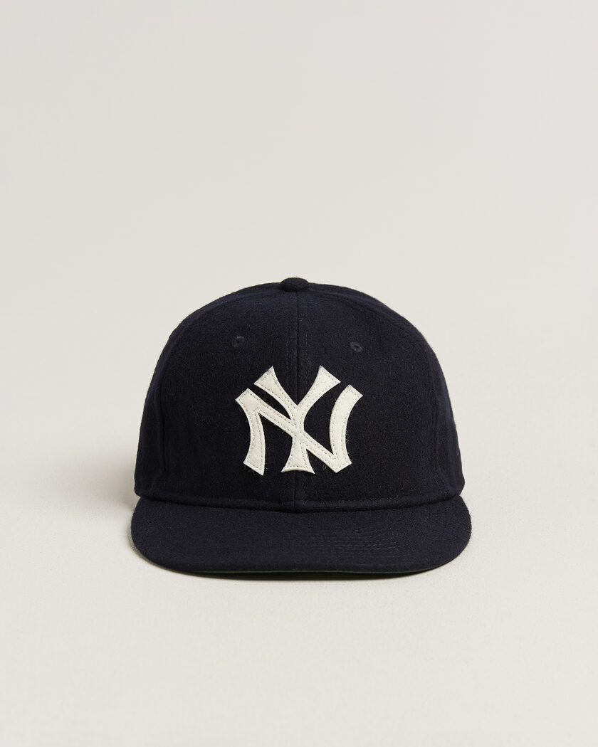 New Era Retro Crown 9Fifty Melton Wool Cap New York Yankees – Blu