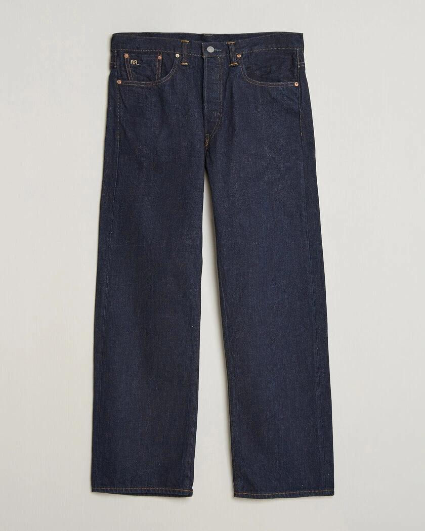 RRL Vintage Fit 5-Pocket Denim East/West Rinse – Blu