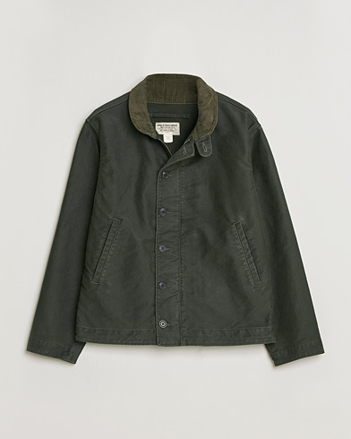 RRL Bower Deck Jacket Vintage Black – Nero
