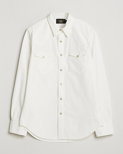 RRL Buffalo Western Shirt White – Bianco