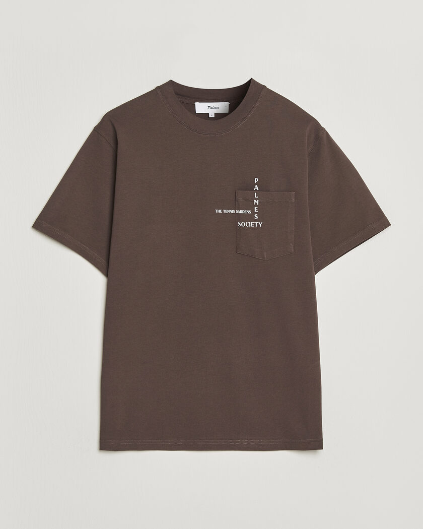 Palmes Ramus Pocket T-Shirt Brown – Marrone