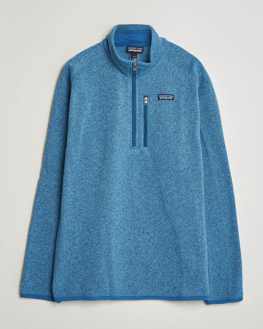 Patagonia Better Sweater Half Zip Fleece Jacket Aquatic Blue – Blu