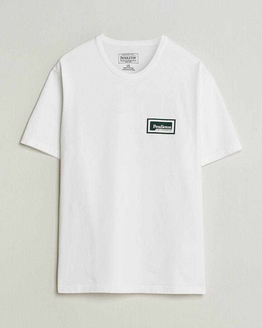 Pendleton Patch Graphic Tee White – Bianco