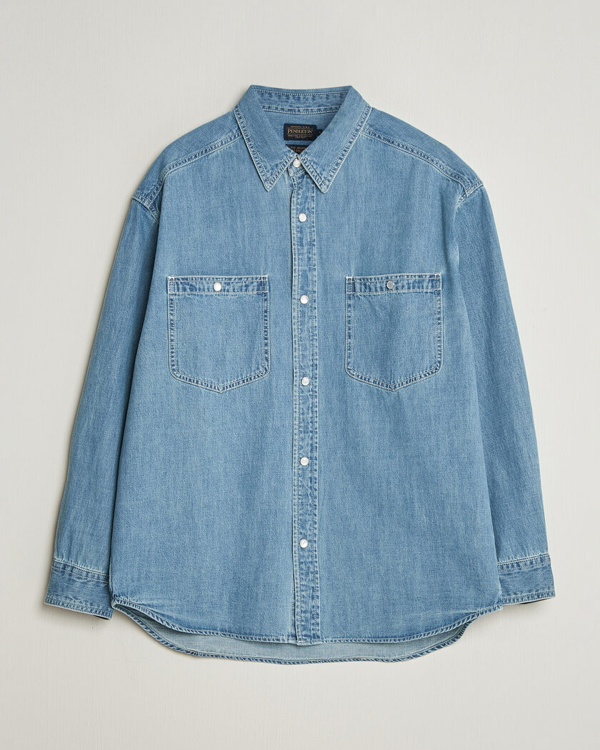 Pendleton Western Workshirt Stone Wash – Blu