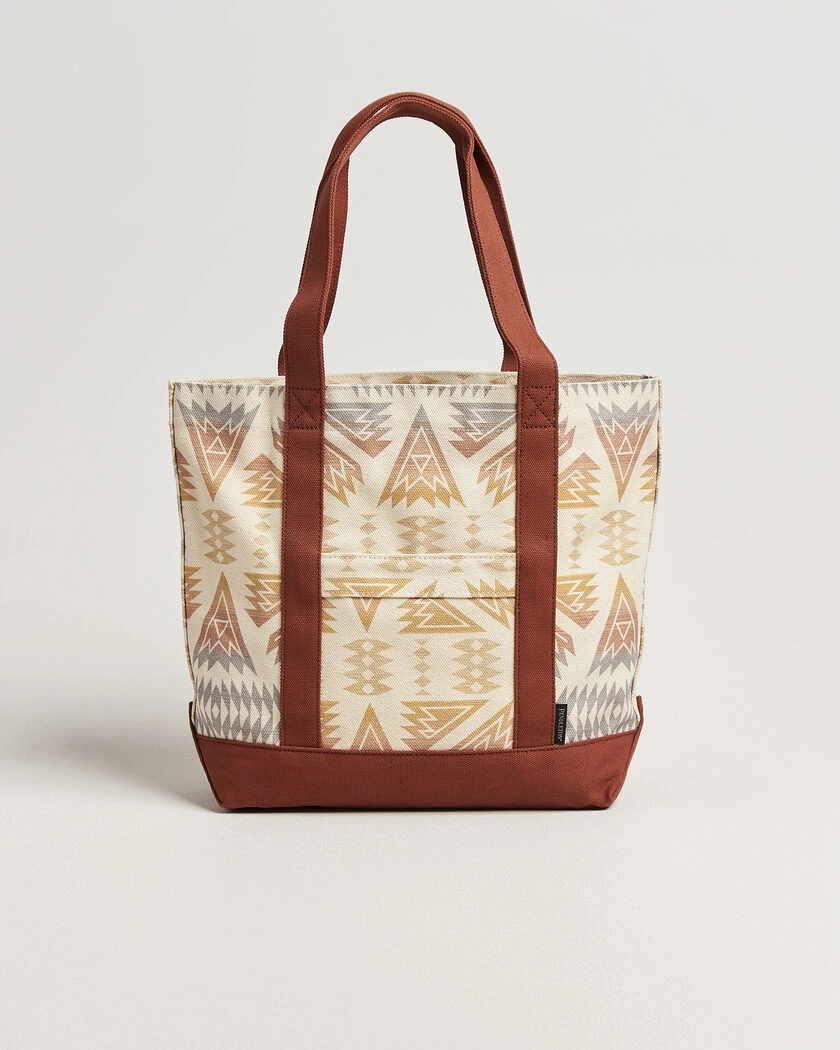 Pendleton Astoria Canvas Tote Bag Ponderosa Brick – Multicolore