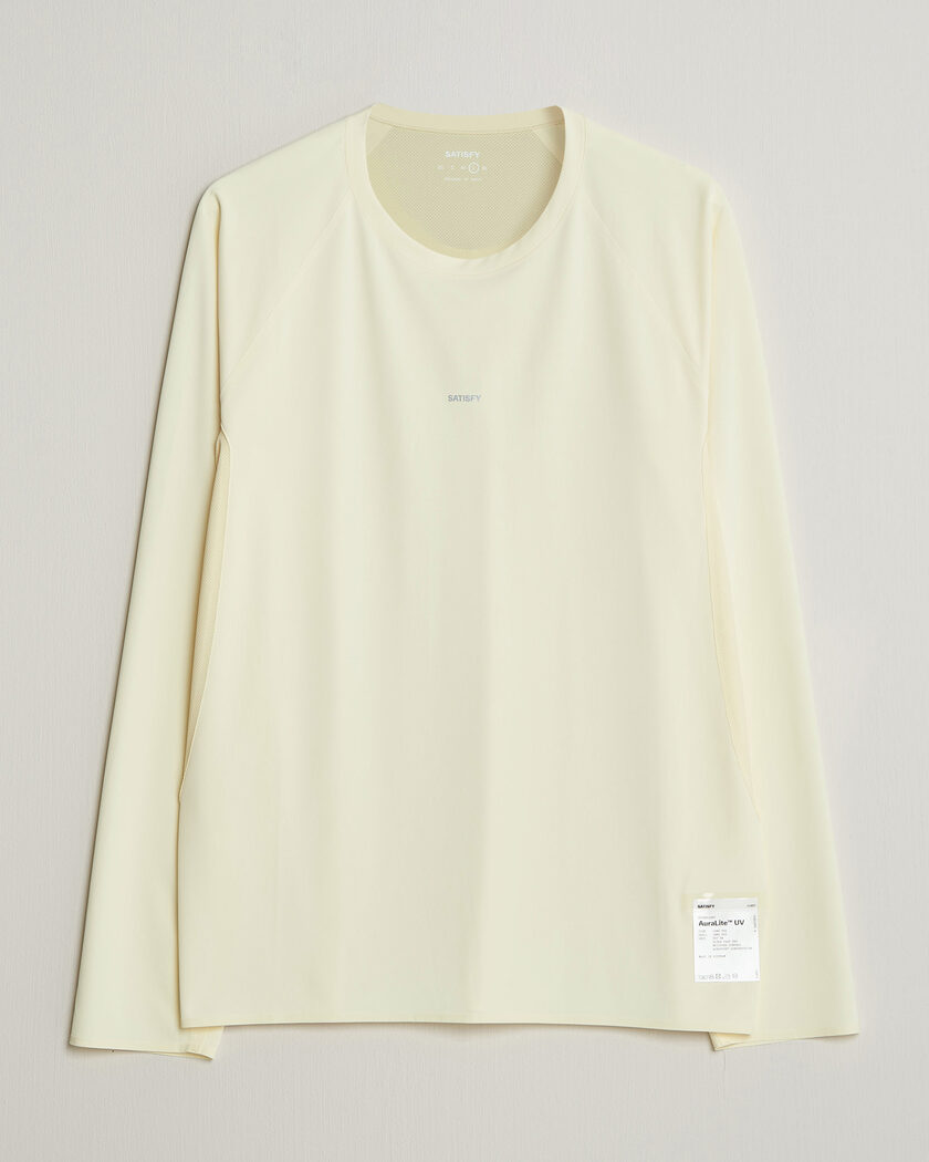 Satisfy AuraLite UV Long Sleeve T-Shirt Transparent Yellow – Giallo
