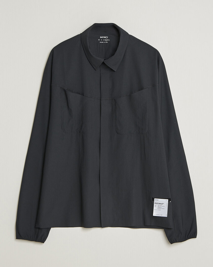 Satisfy PeaceShell River Shirt Black – Nero