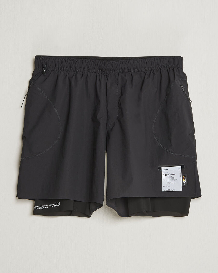 Satisfy Rippy Cordura 5 Inch Shorts Black – Nero