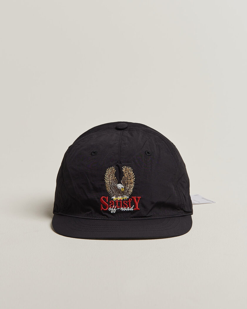 Satisfy FliteSilk 5 Panel Cap Black Eagle – Nero