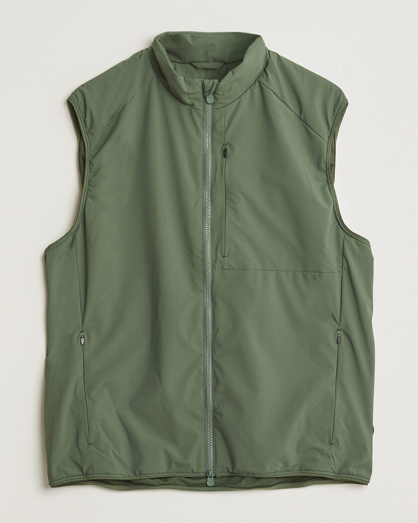 Save The Duck Joe Wind/Water Resistant Vest Thyme Green – Verde