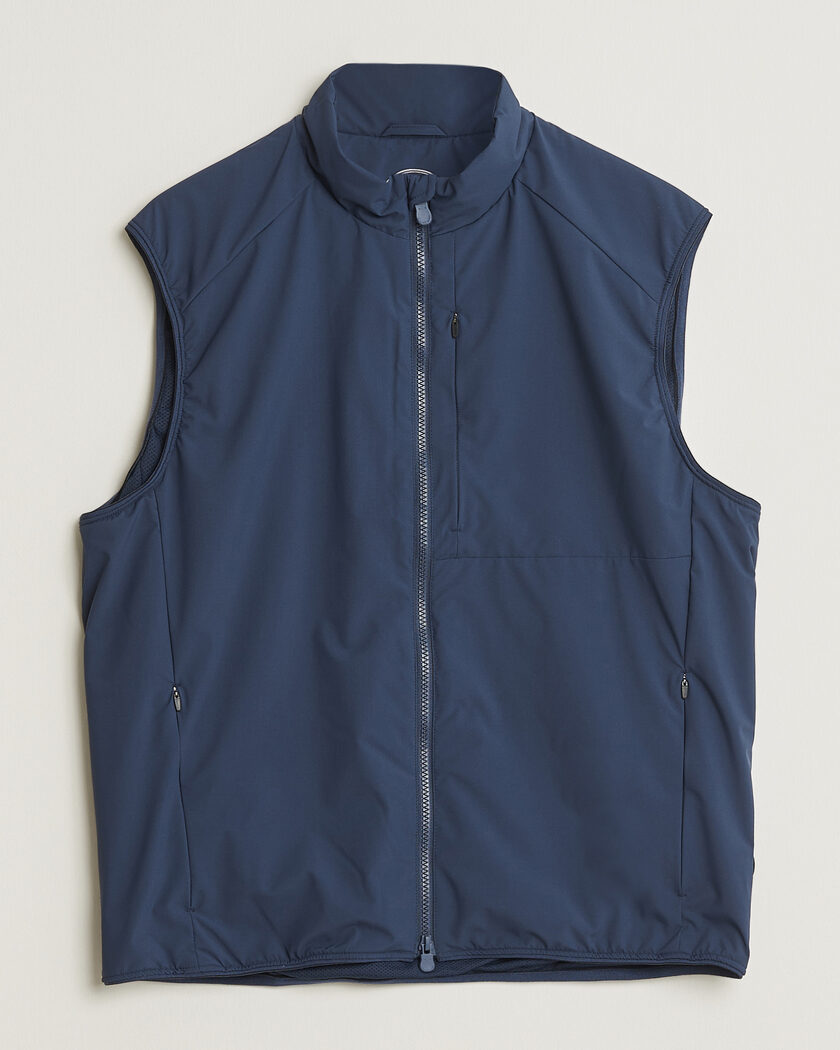 Save The Duck Joe Wind/Water Resistant Vest Navy Blue – Blu