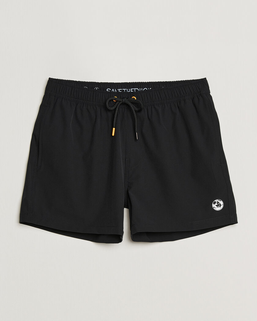 Save The Duck Plain Drawstring Swimshorts Black – Nero