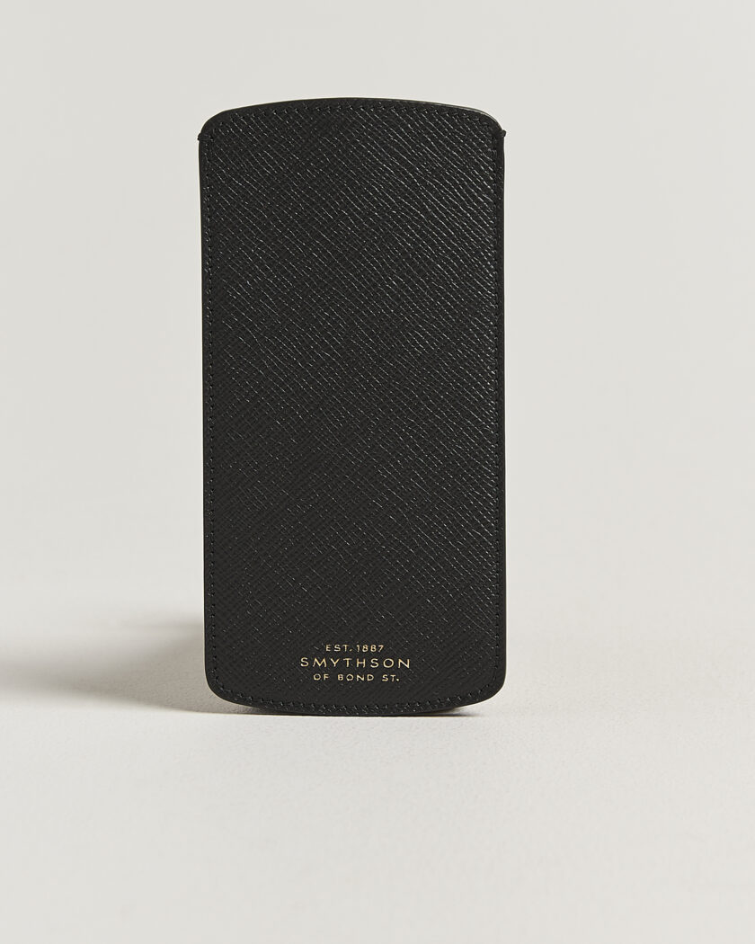 Smythson Panama Glasses Case Black – Nero