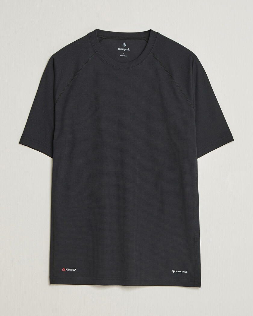 Snow Peak Polartec Power Dry T-Shirt Black – Nero